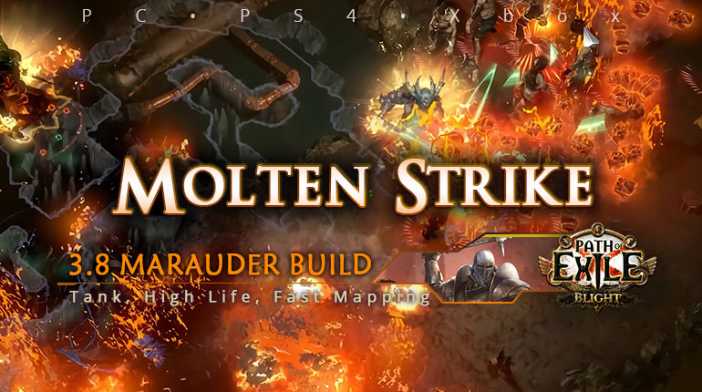 [Mauarder] PoE 3.8 Molten Strike Juggernaut Starter Build (PC, PS4, Xbox)